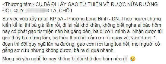 dau xot canh ba cu ngheo vua nhan tui gao tu thien da qua doi1