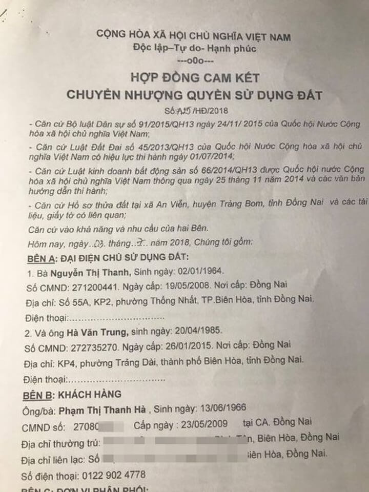 dong nai cong ty bds dat viet group co dang lua khach hang1