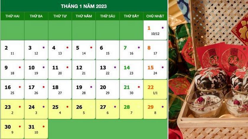 Còn bao nhiêu ngày nữa tới tết Tây 2023
