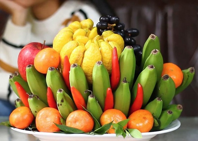 Cách bày trí mâm ngũ quả ngày Tết Nguyên đán