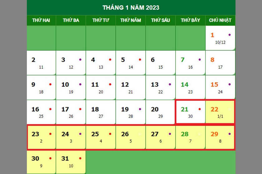 lich nghi tet nguyen dan 202310