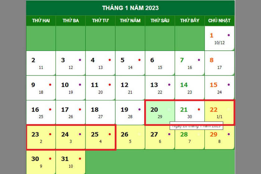 lich nghi tet nguyen dan 20237