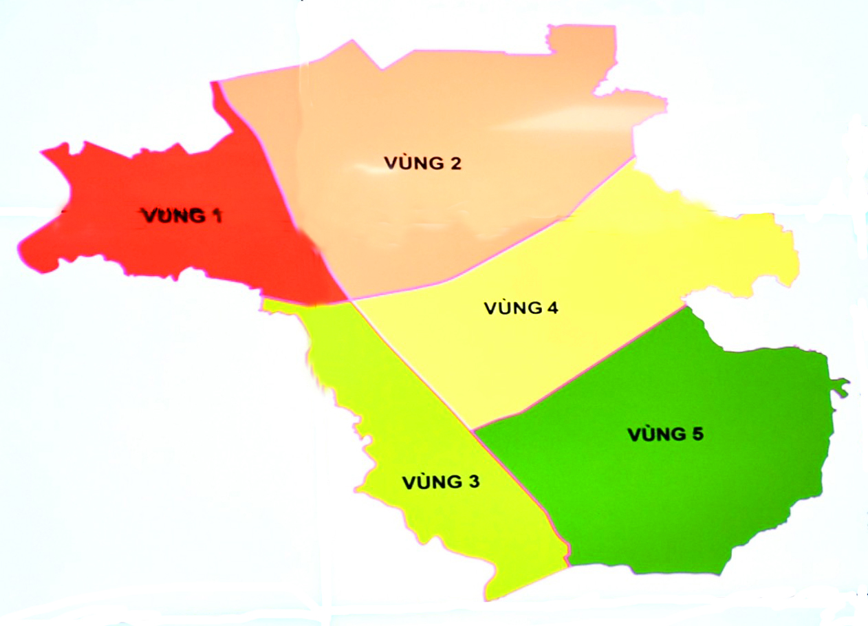 5 vung quy hoach Long Thanh