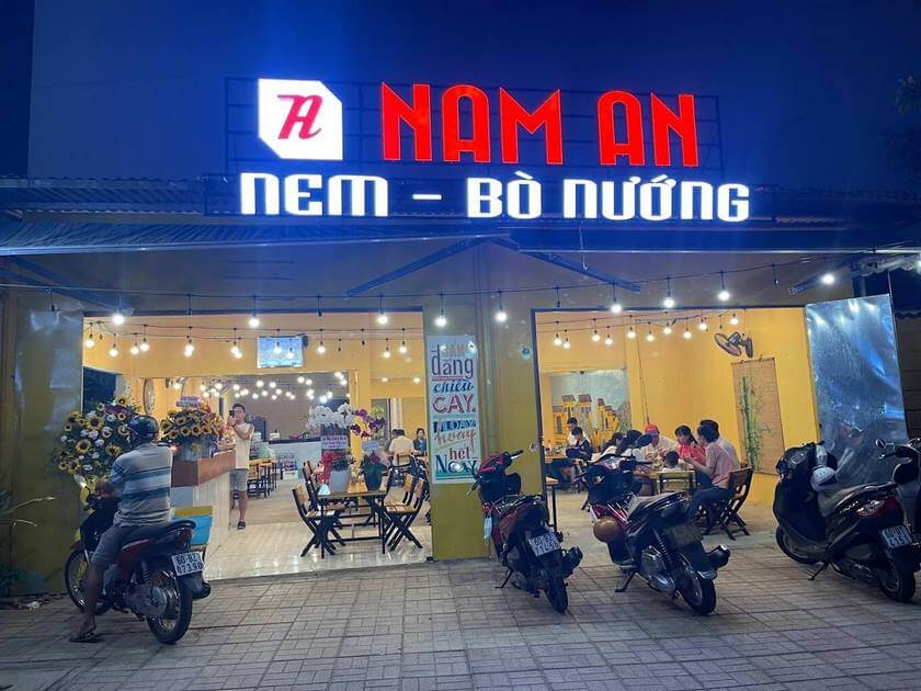 Review Nem Nuong Nam An TP.Long khanh1