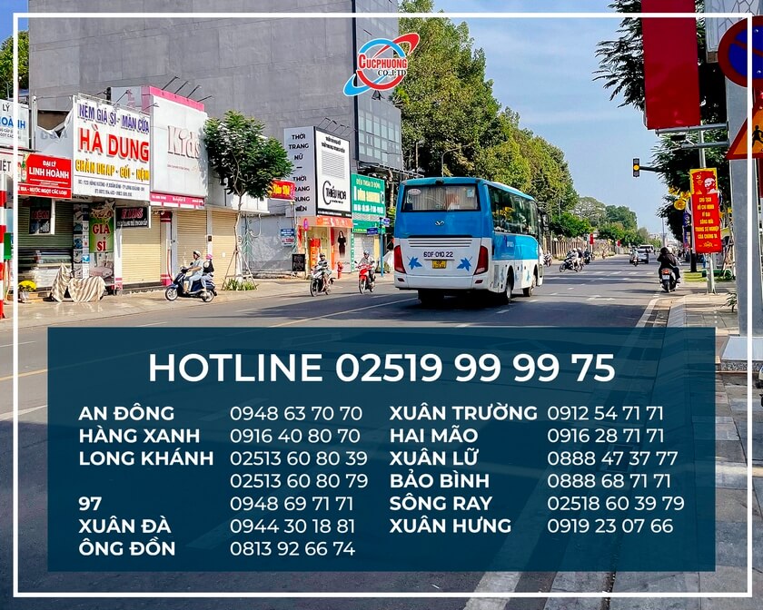 Số điện thoại nhà xe Cúc Phương